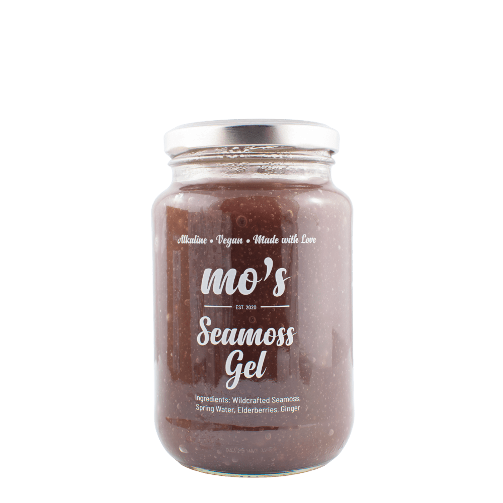 Sea Moss Gel - 375 ml - Elderberry and Ginger