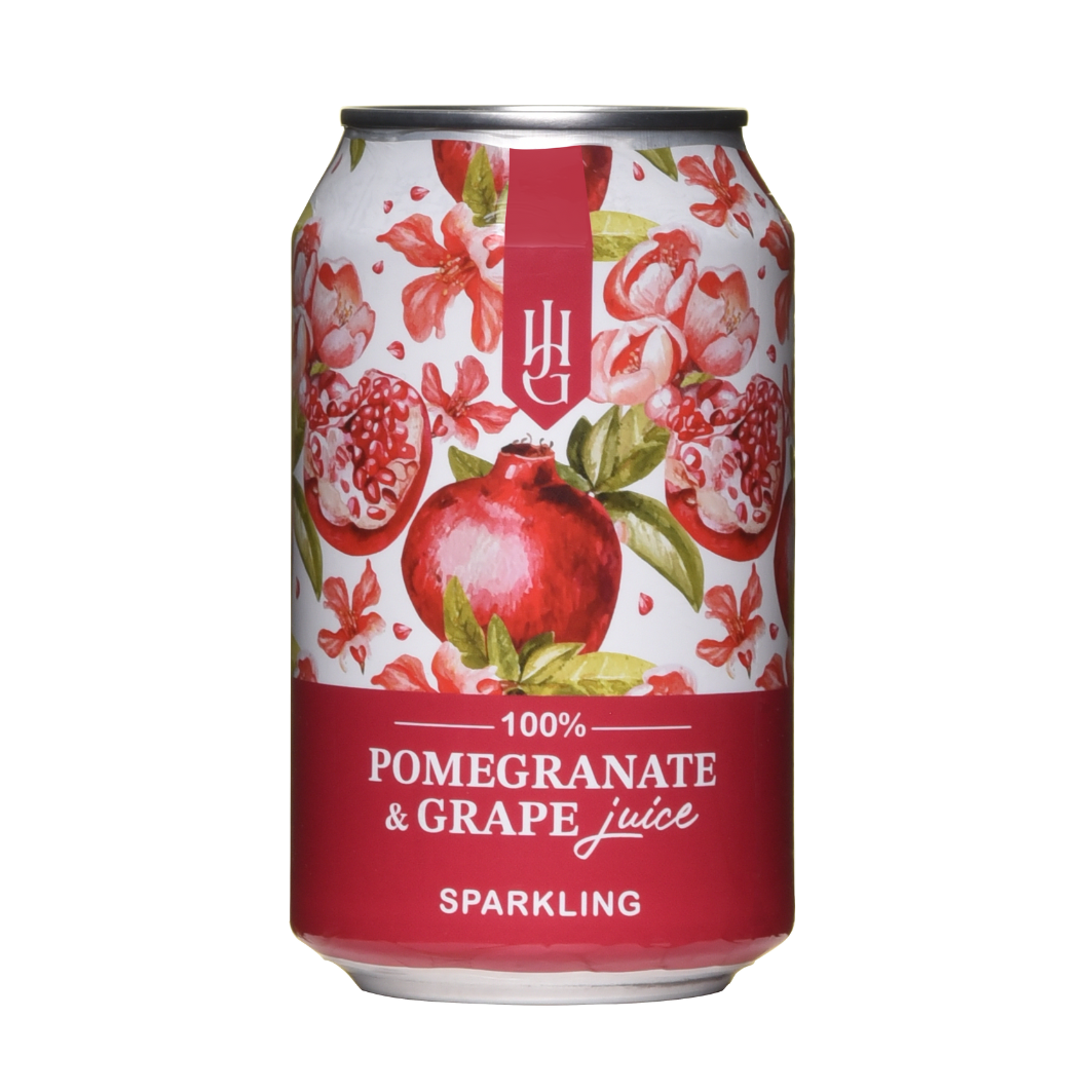 Jan Harmsgat - 100% Pomegranate & Grape Juice Sparkling (330ml)