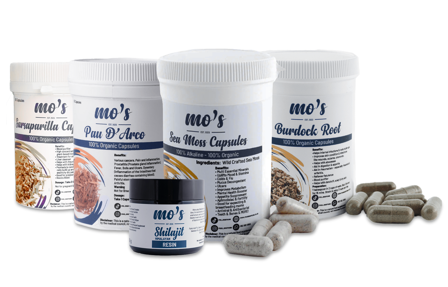 Mo’s Power of 5 – Ultimate Herbal Bundle