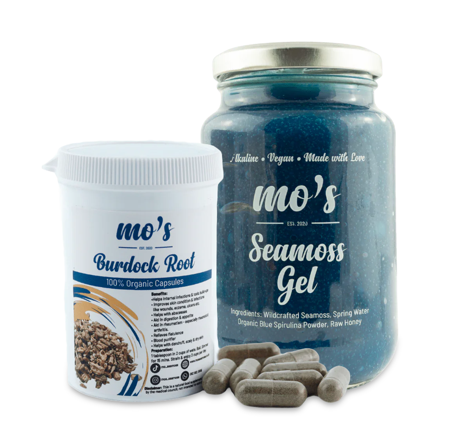Seamoss Gel & Burdock Root Promo