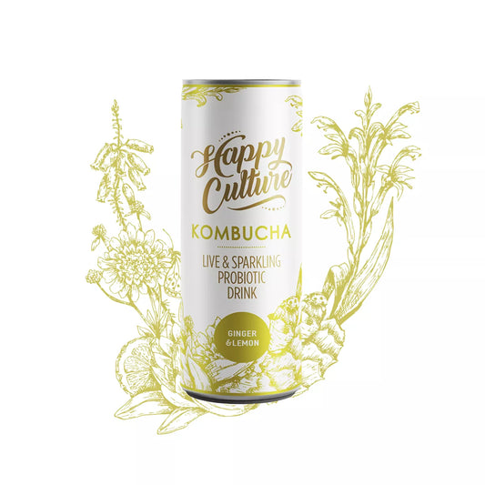 Happy Culture - Ginger Lemon Kombucha