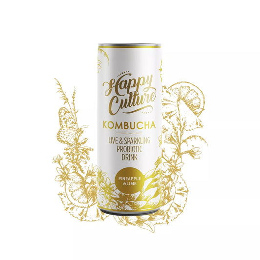 Happy Culture - Pineapple Lime Kombucha
