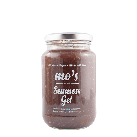 Sea Moss Gel - 375 ml - Elderberry and Ginger