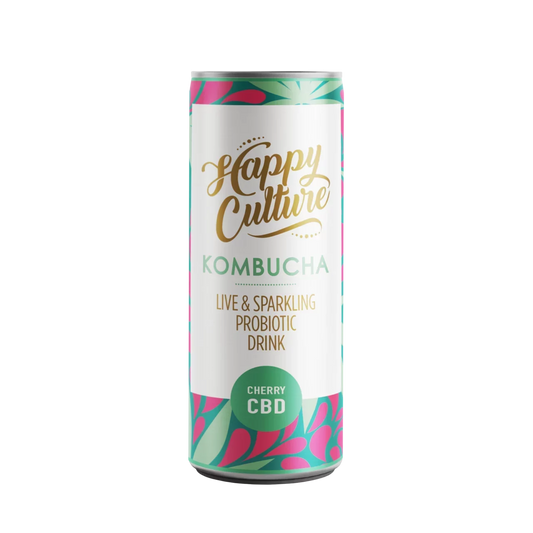 Happy Culture - Cherry CBD Kombucha
