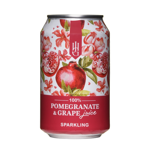 Jan Harmsgat - 100% Pomegranate & Grape Juice Sparkling (330ml)