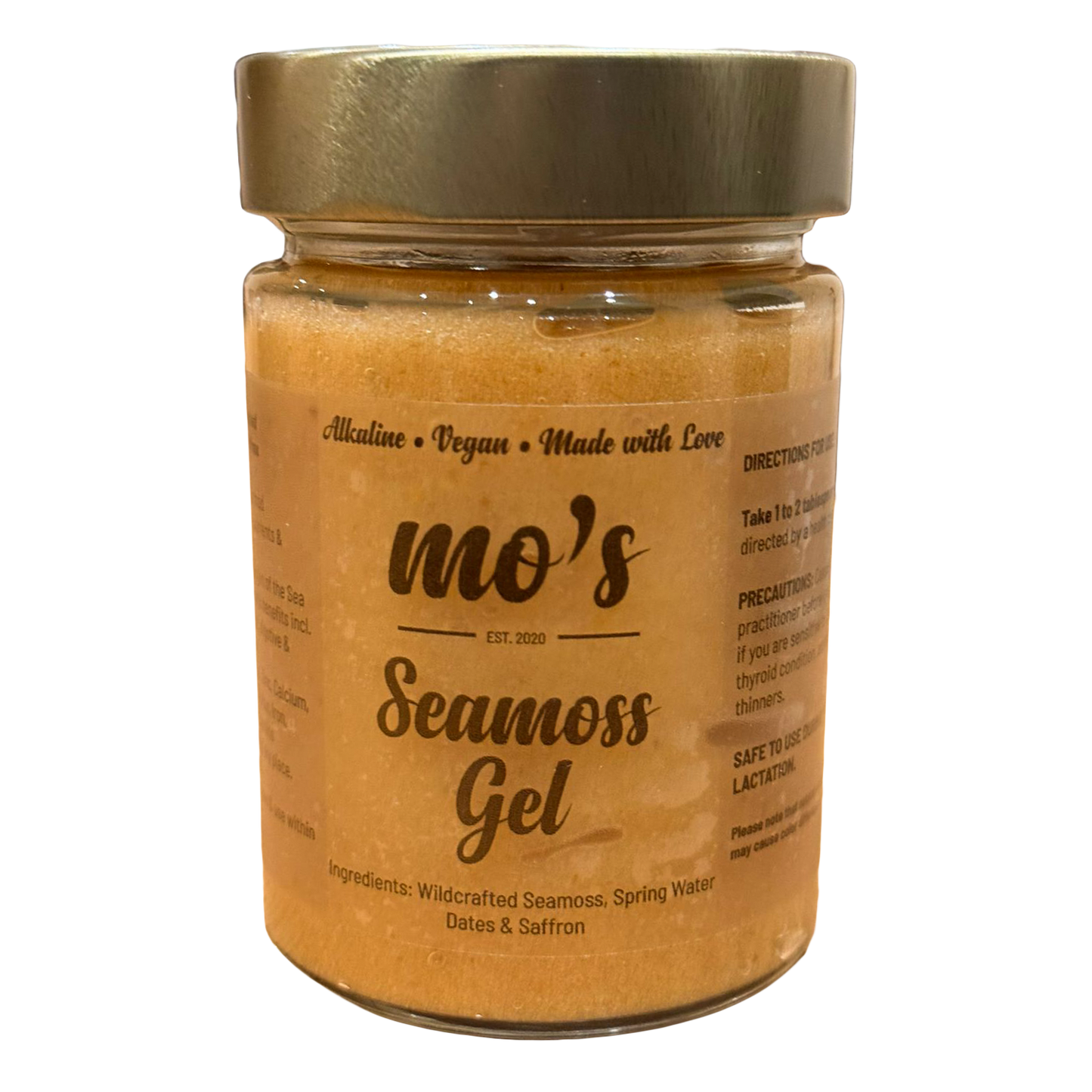 Mo’s Limited Edition Sea Moss Gel – Dates & Saffron