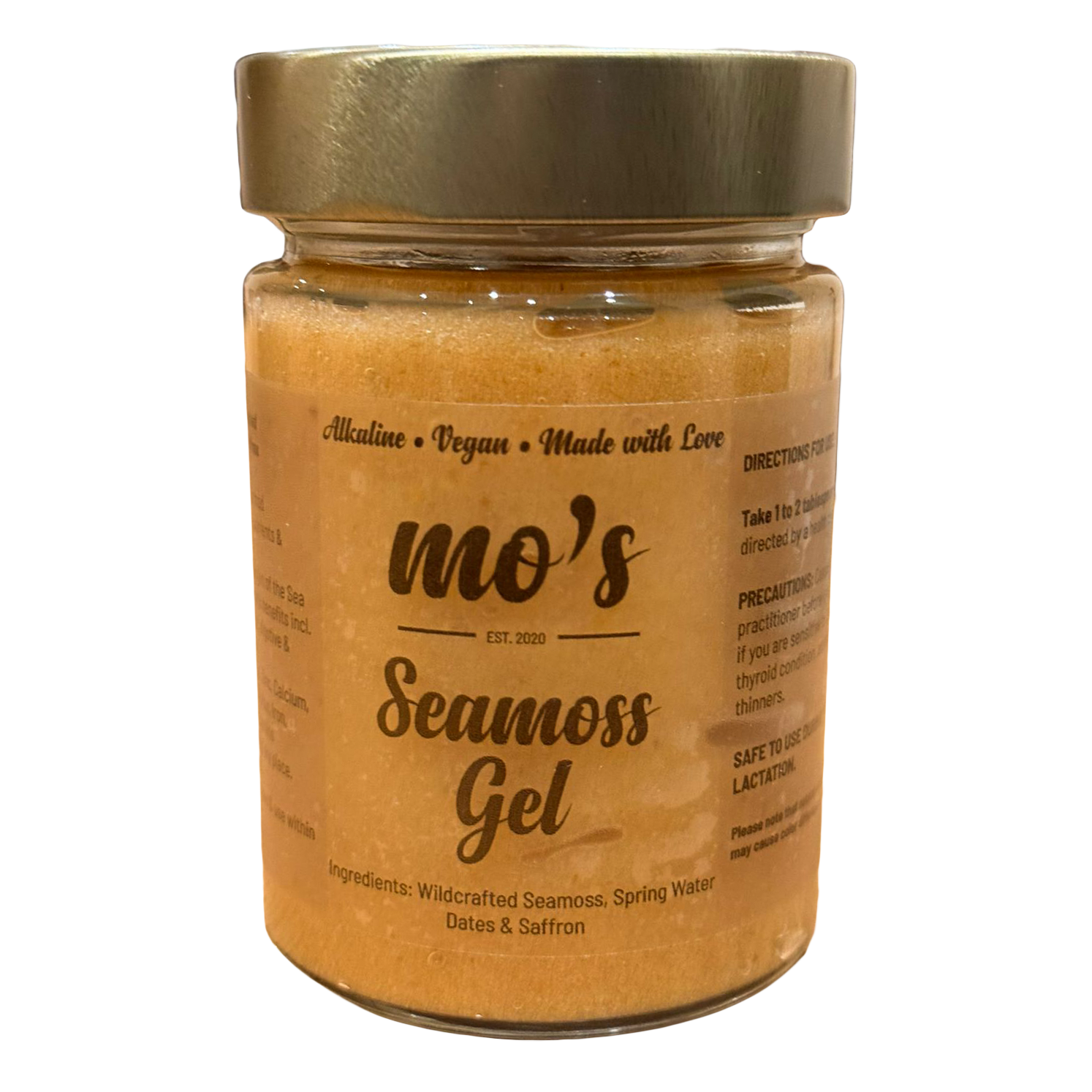 Mo's Limited Edition Sea Moss Gel – Dates & Saffron – Mo's