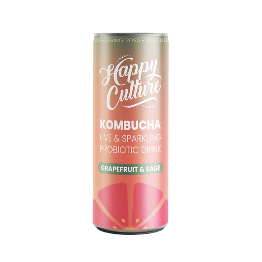 Happy Culture - Grapefruit Sage Kombucha